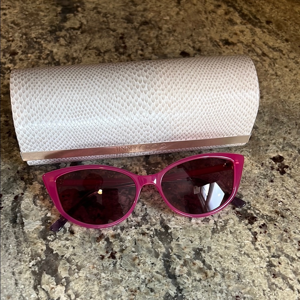Jimmy Choo Pink Sunglasses